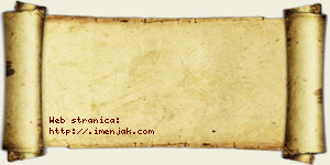 Vanja Sremac vizit kartica